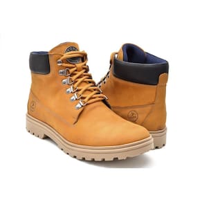 Bota Coturno Couro Masculina Estilo Conforto Macio Dia a Dia