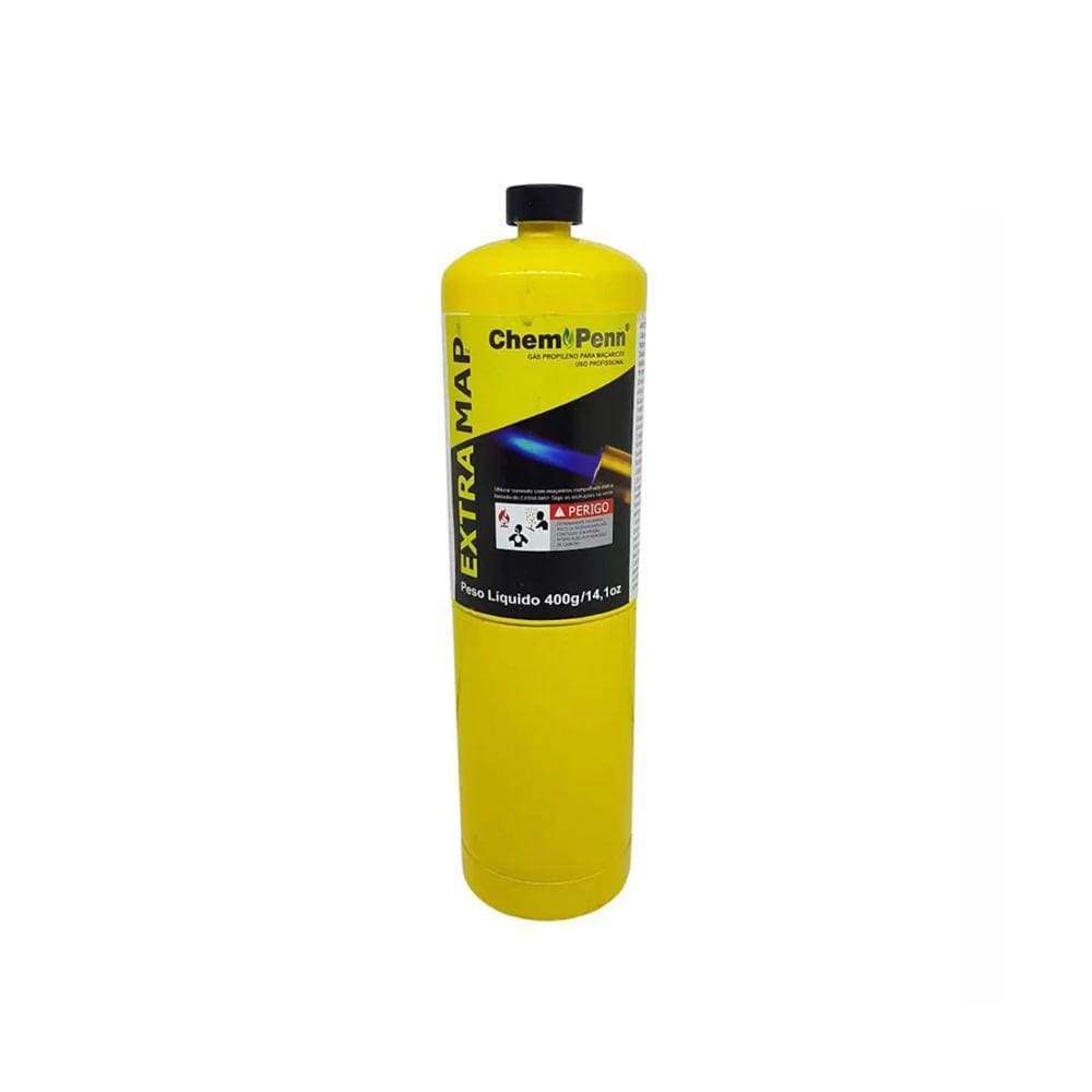 Refil para Maçarico Gás Mapp Pro Chenm Penn 400g
