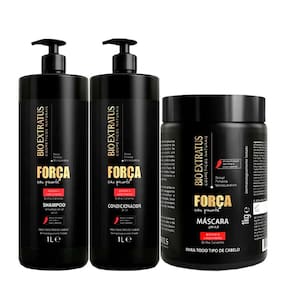 Kit Bio Extratus Força Com Pimenta - 3 Produtos