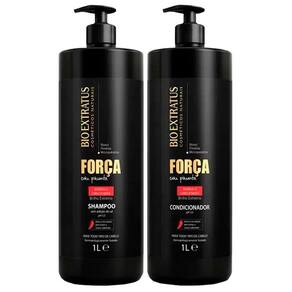 Kit Shampoo + Condicionador Bio Extratus Força Com Pimenta 1L