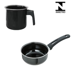 Kit Baby Esmaltado Preto Indução, Cooktop, Elétrico, A Gás