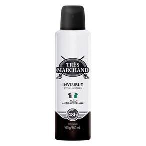 Desodorante Aerossol Antitranspirante Très Marchand Invisible 150ml