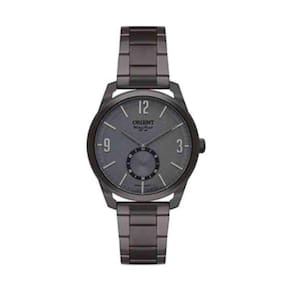 Relógio analógico preto orient feminino fpss0008