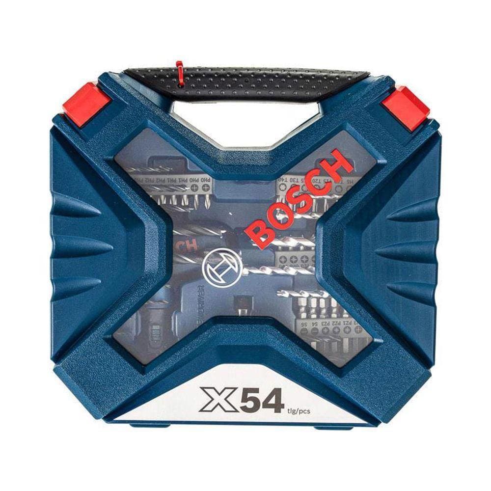 Kit De Pontas E Brocas Bosch X-Line 54 Pçs