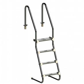 Escada Para Piscina 4 Degraus Inox 1 1/2 Polegadas SODRAMAR