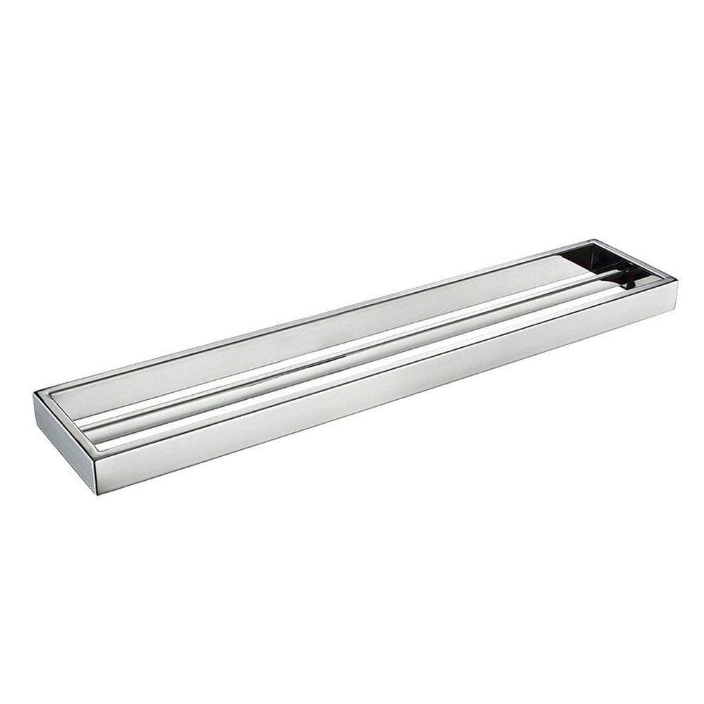 Porta Toalha Duplo 60Cm Italy Line Fatto Inox Polido