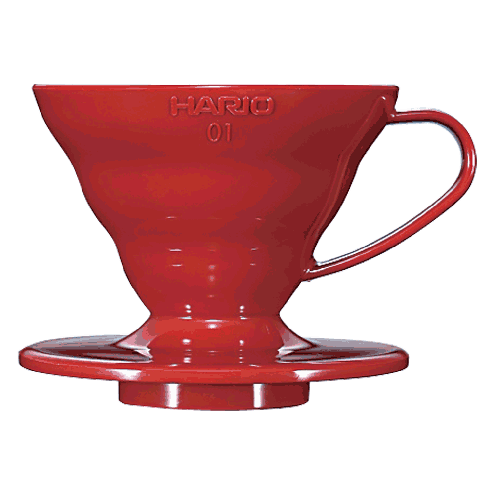 Suporte para Filtro de Café Hario V60-01 Vermelho