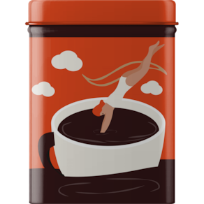 Lata LOUCA POR CAFÉ 3 Corações