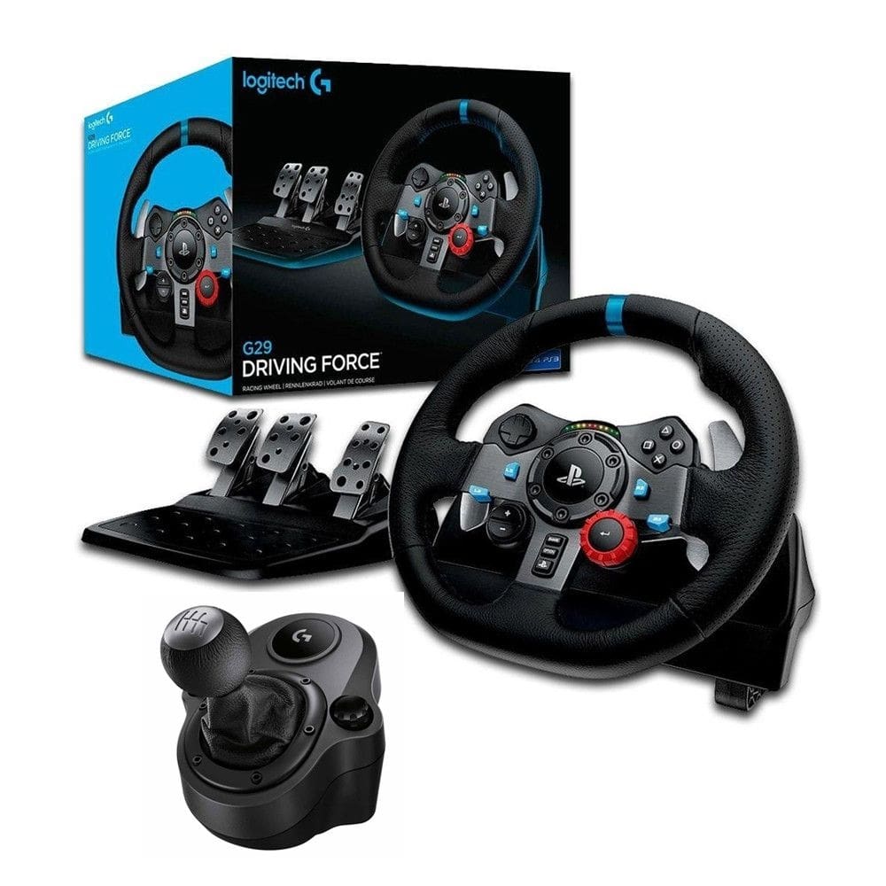 Kit Volante/Pedal/Cambio Logitech G27 USB Racing PC/PS3 Preto, 841