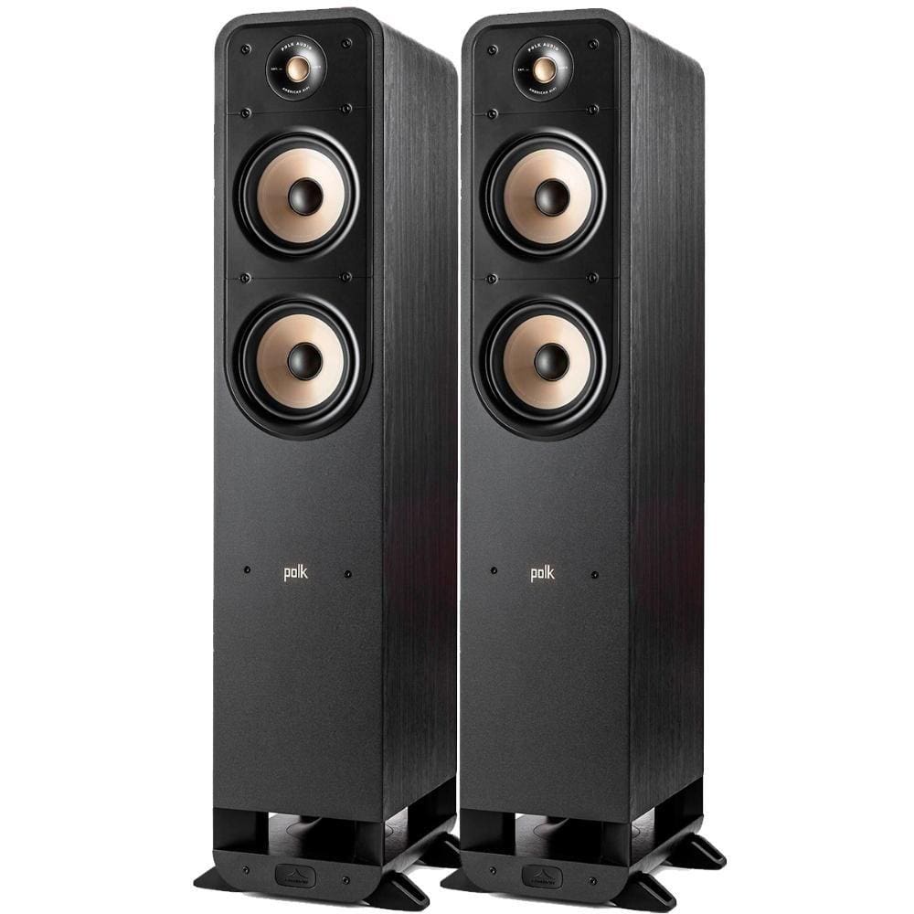 Polk Audio Signature Elite ES55 Par de Caixas Acústicas Torre Dolby Atmos DTS:X Alta Fidelidade Preto