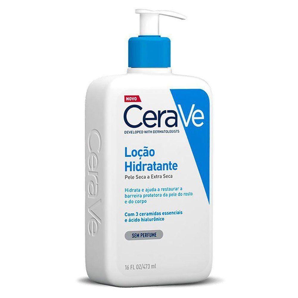 Cerave loção hidratante para pele seca corpo e rosto Sem Perfume 473ml 7899706159272