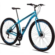 Bicicleta 29 Raider Sport Aço 21 Marchas Freio a Disco