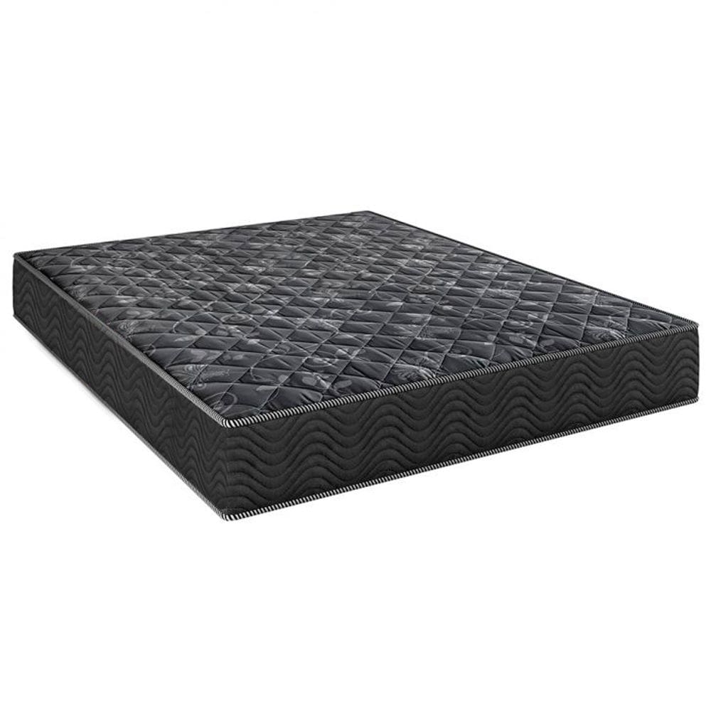 Colchão Queen 158 Lisboa Espuma D28 Preto - Bello Box - 17x158x198