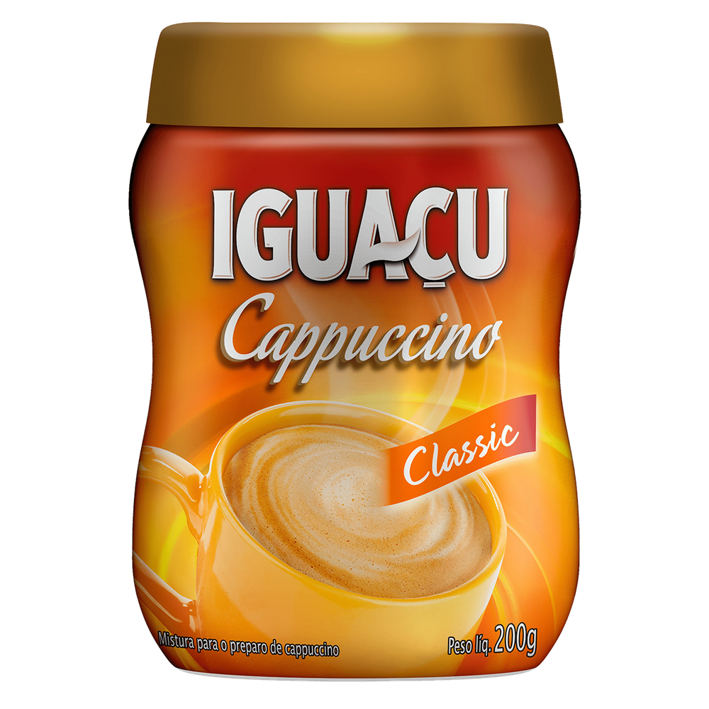 Cappuccino Iguaçu Clássico Pote 200g