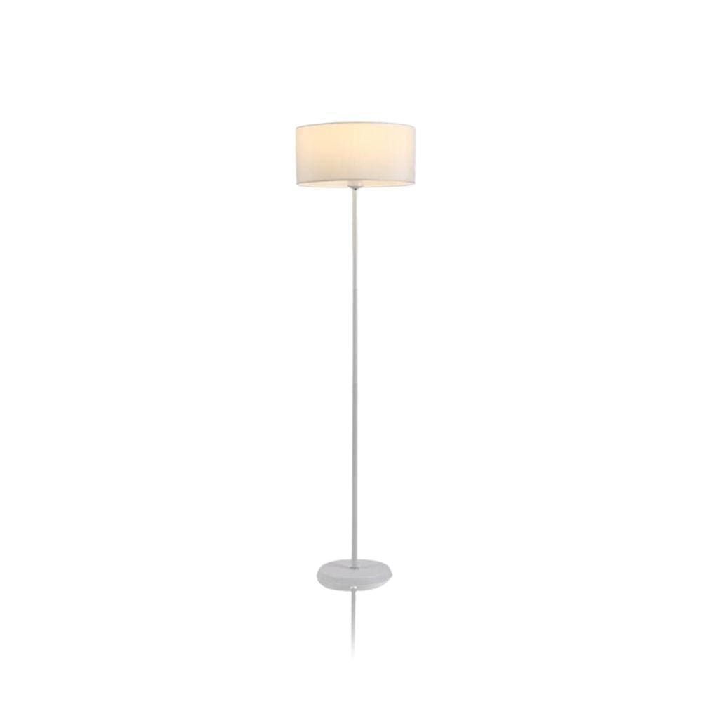 Luminária Chão Cúpula Redonda Branca