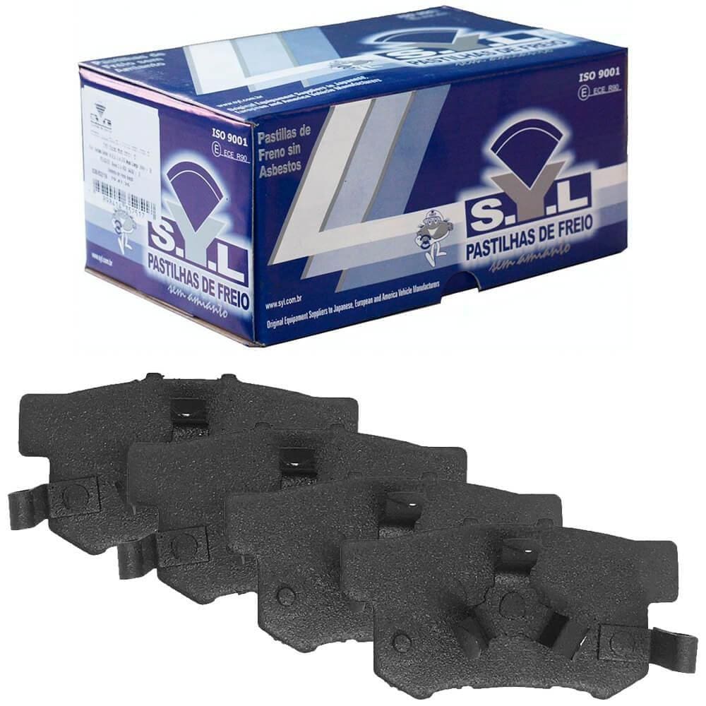 Kit Pastilha Freio Cr-v 2005 A 2017 Traseira Akebono Syl