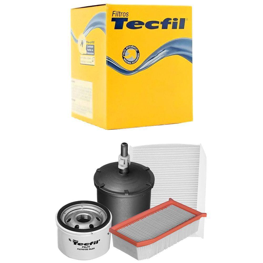 Kit Troca De Filtros Sandero 2.0 16v Flex 2015 A 2020 Tecfil
