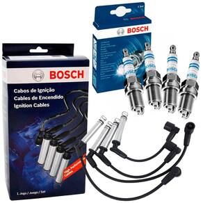 Kit Vela E Cabo Vela Ignição Ford Ecosport Fiesta Ka Bosch
