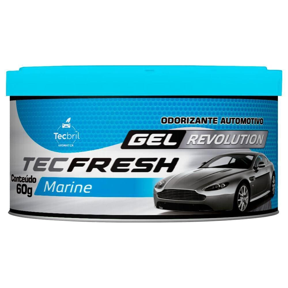 Aromatizante Tecfresh Gel Revolution Marine 60g Tecbril