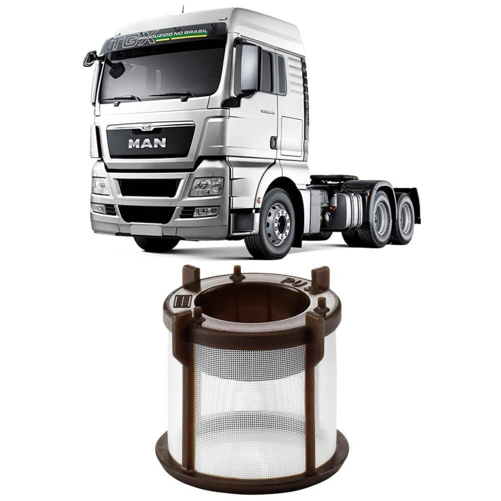 Filtro Combustível Man Truck Tgx 28.440 D 2066 Mann-filter