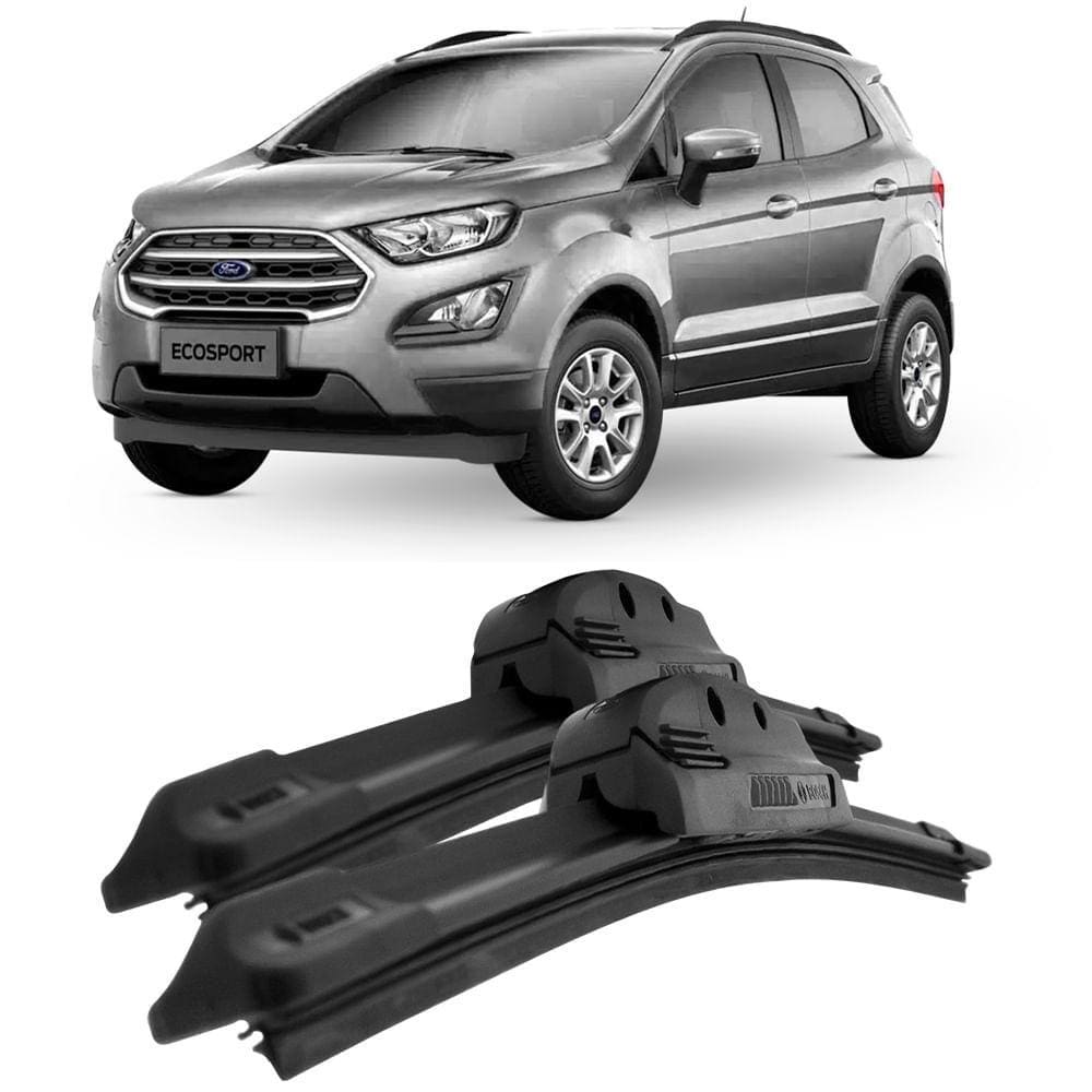 Par Palhetas Limpador Parabrisa Ecosport Aerofit 22 16