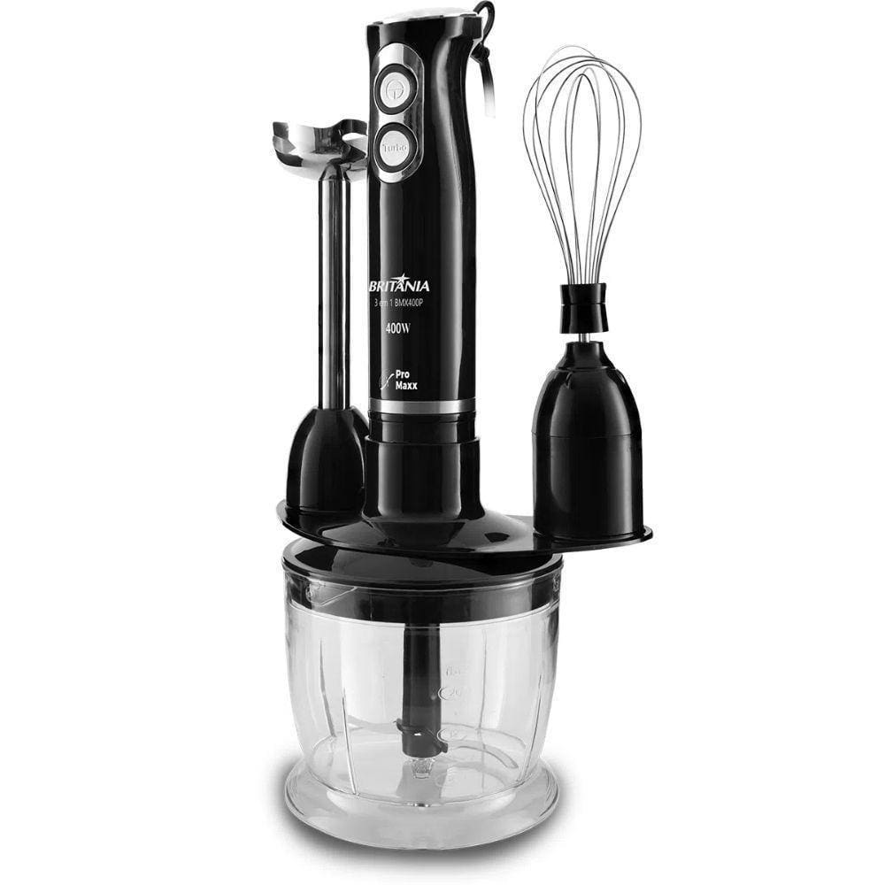 Mixer Britania Bmx400p 3 Em 1 400w 220v Preto