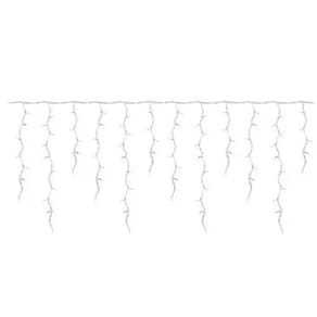 Cascata Pisca 400 Leds Branco Frio 8 Funções 10 Metros 110V