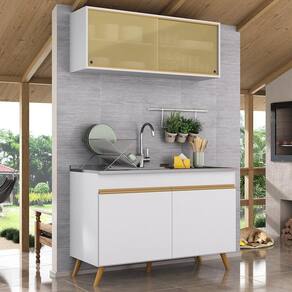 Armário De Compacta 2 Peças Multimóveis Branco