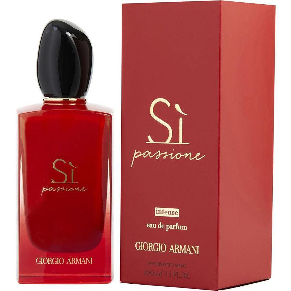 Perfume Feminino Armani Si Passione Intense Giorgio Armani Eau De Parfum 100 Ml