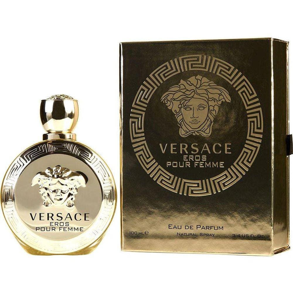 Perfume Feminino Versace Eros Pour Femme Gianni Versace Eau De Parfum 100 Ml