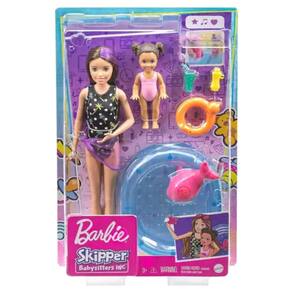 Barbie Piscina Glam com Boneca Negra GHL92 - Mattel - Happily Brinquedos