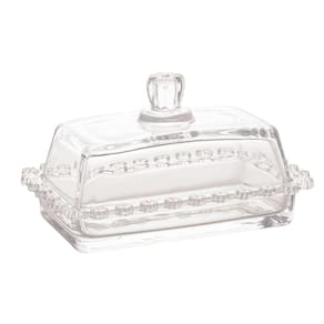Manteigueira Cristal C/Tampa Daisy Margarida Transparente Wolff