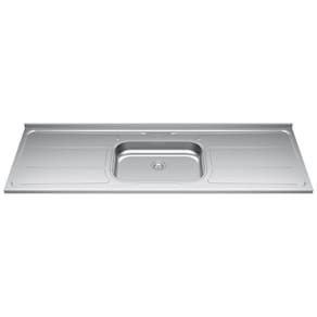 Pia De Cozinha Com Cuba 180Cm E Válvula Aço Inox - Ghel Plus