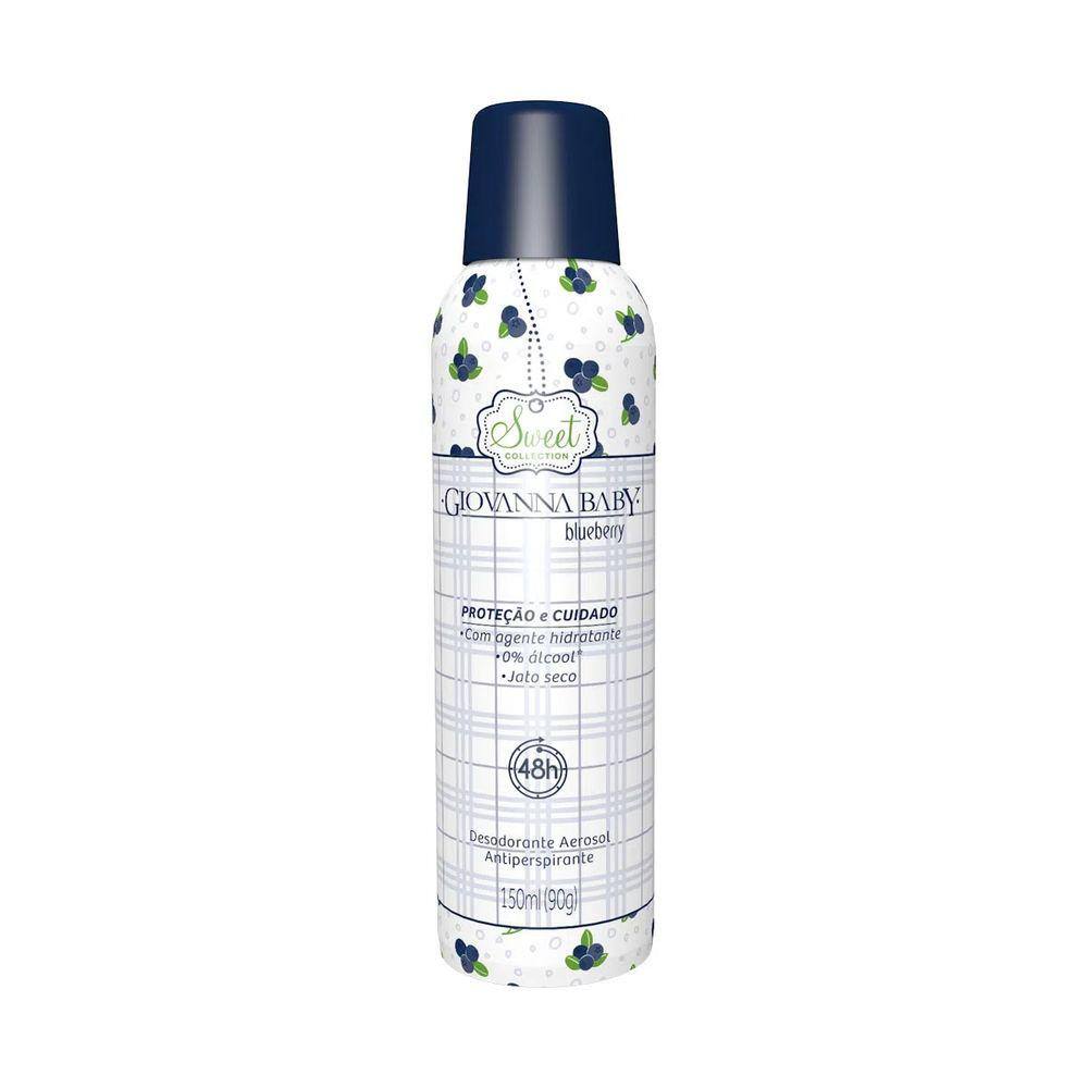 Desodorante Aerosol Giovanna Baby Blueberry 150ml
