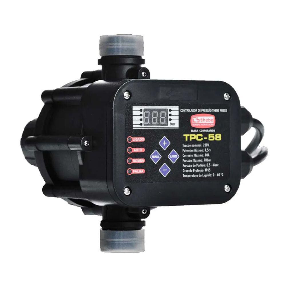 Controlador De Pressão Eletrônico Thebe TPC-58/1,0CV 127V