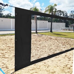 Rede Beach Tennis com banda lateral Zaka Preta 8,60m x 0,80m