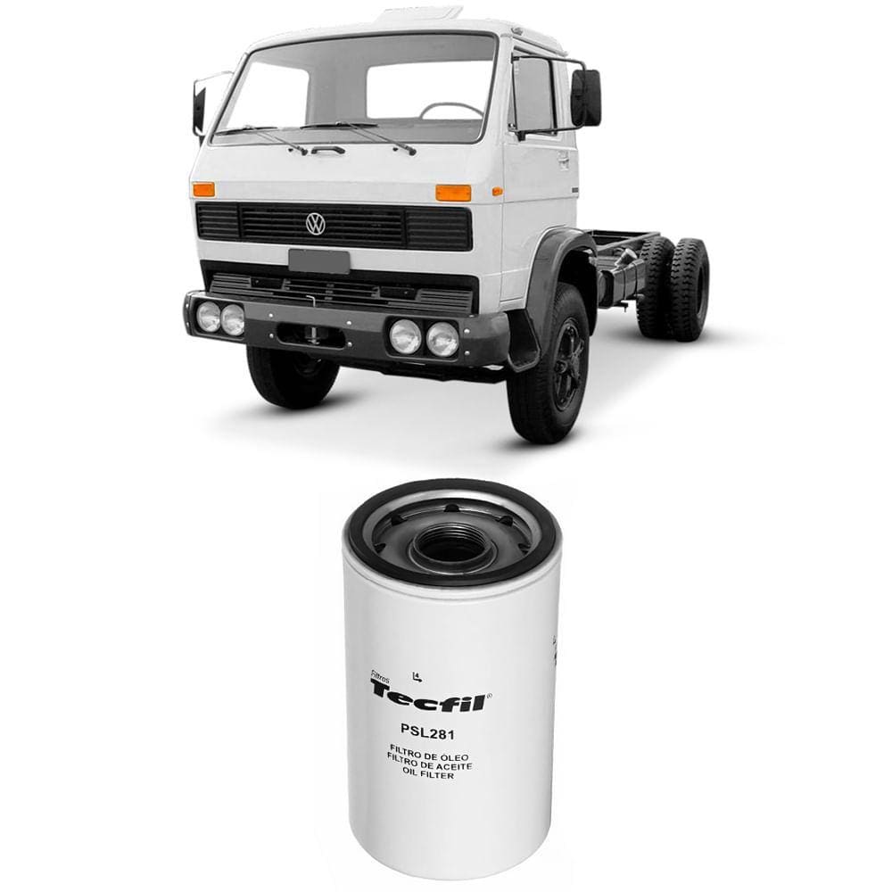 Filtro Óleo Volkswagen 14210 Cummins 88 A 92 Tecfil Psl281
