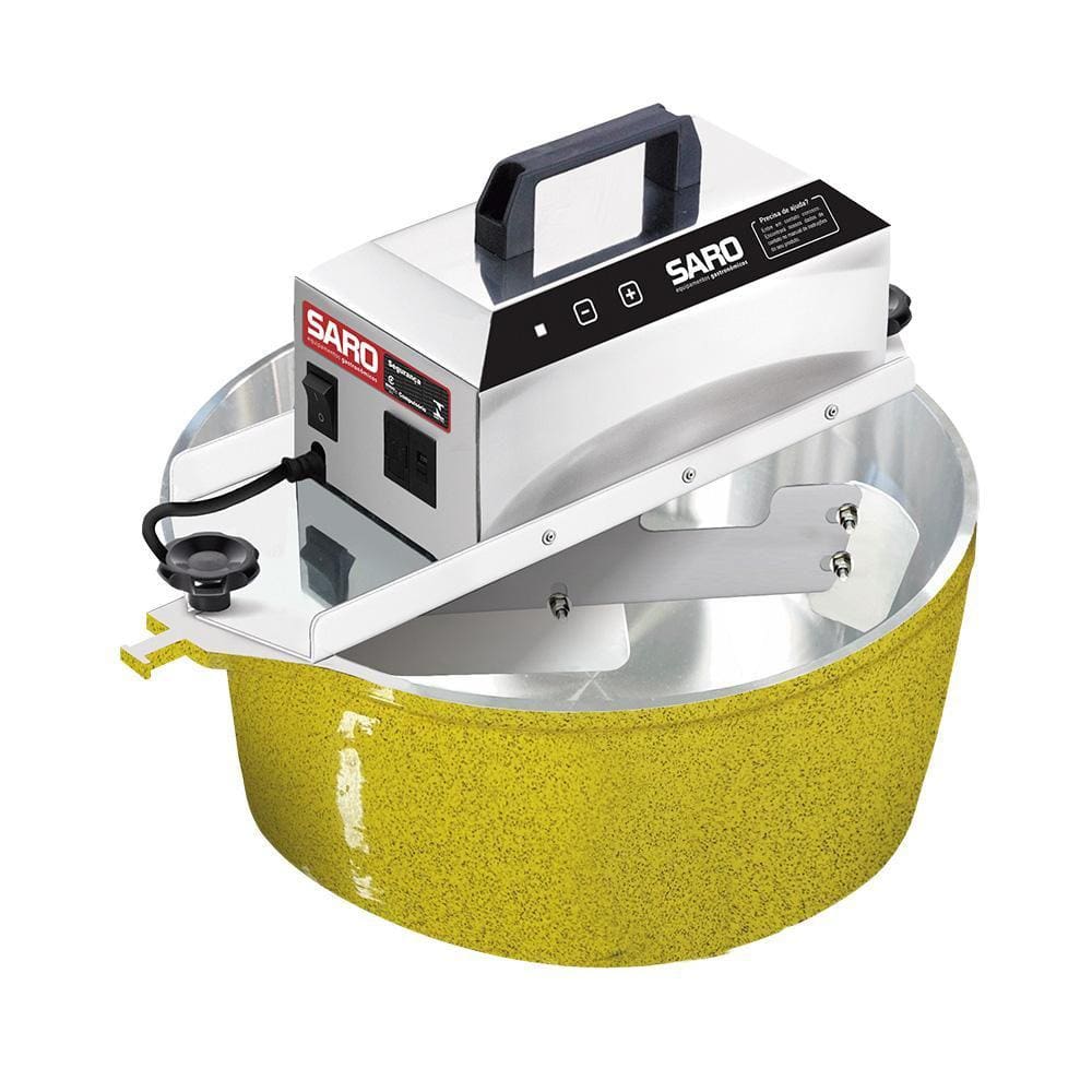 Misturador Elétrico 10 litros Automático Bivolt Amarelo Saro PA10RAM