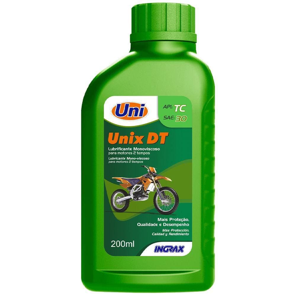 Óleo Lubrificante Sae 30 Ingrax Unix Dt Api Tc 200 Ml