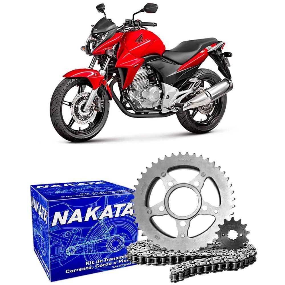 Kit Relação Transmissão Moto Honda Cb 300r 2009 A 2015