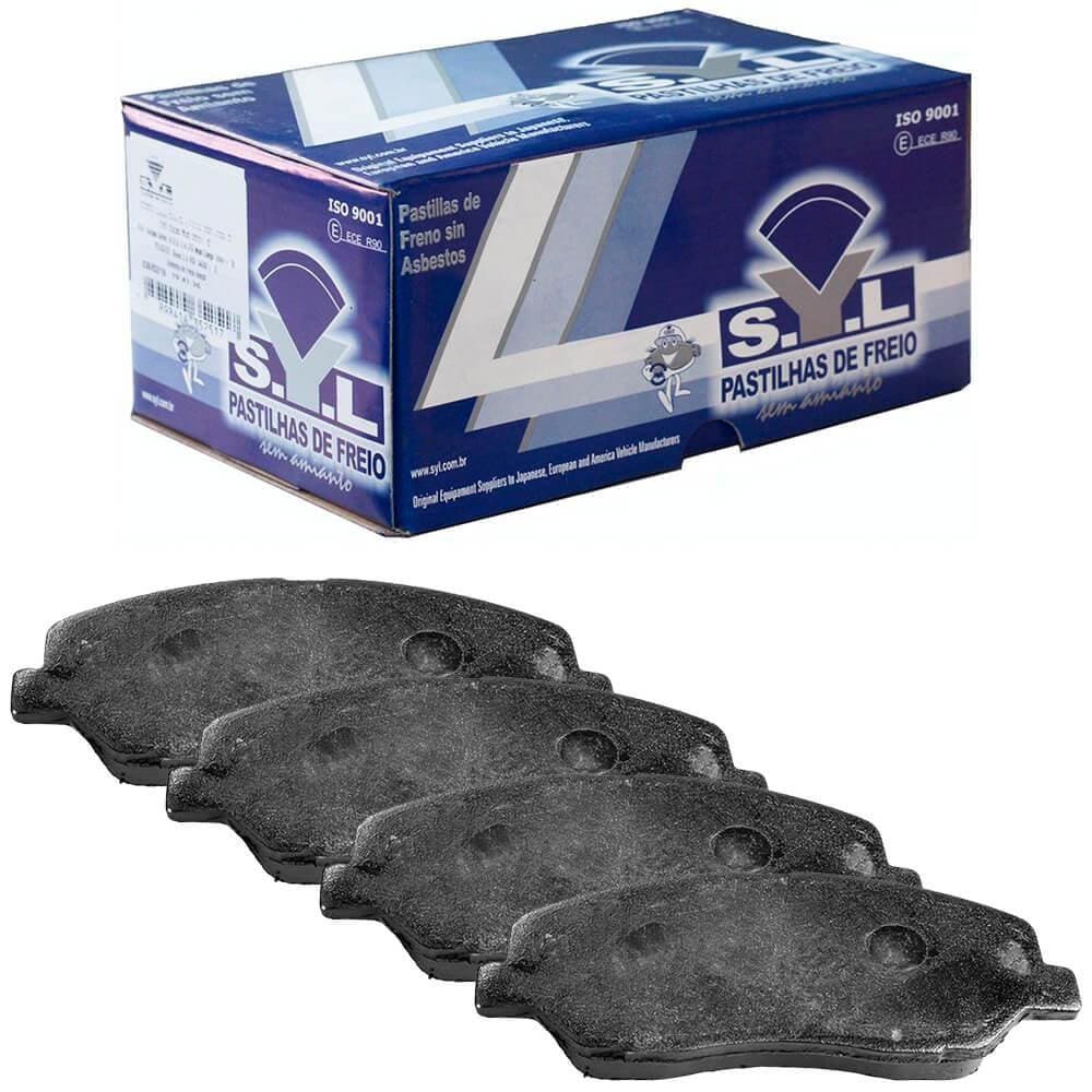 Kit Pastilha Freio Santa Fé Genesis Dianteira Mando Syl 2264