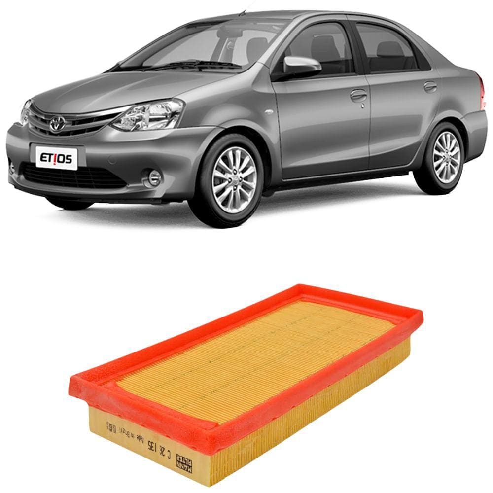 Filtro Ar Toyota Etios 2013 A 2020 Mann-filter C26135