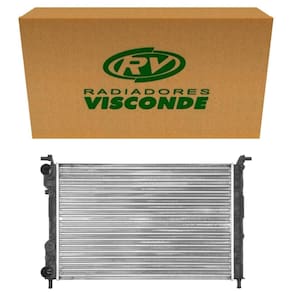 Radiador Fiat Uno 1.0 2002 A 2008 Com Ar Visconde