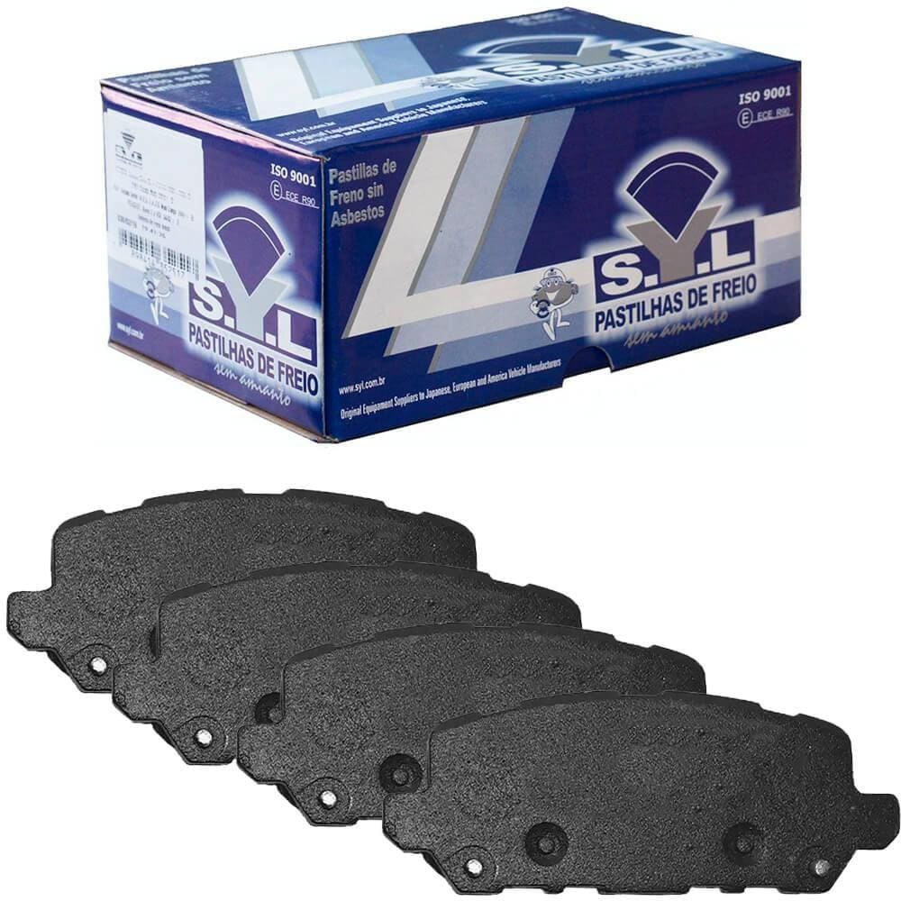 Kit Pastilha Freio Accord Hr-v 2013 A 2021 Traseira Syl 4255