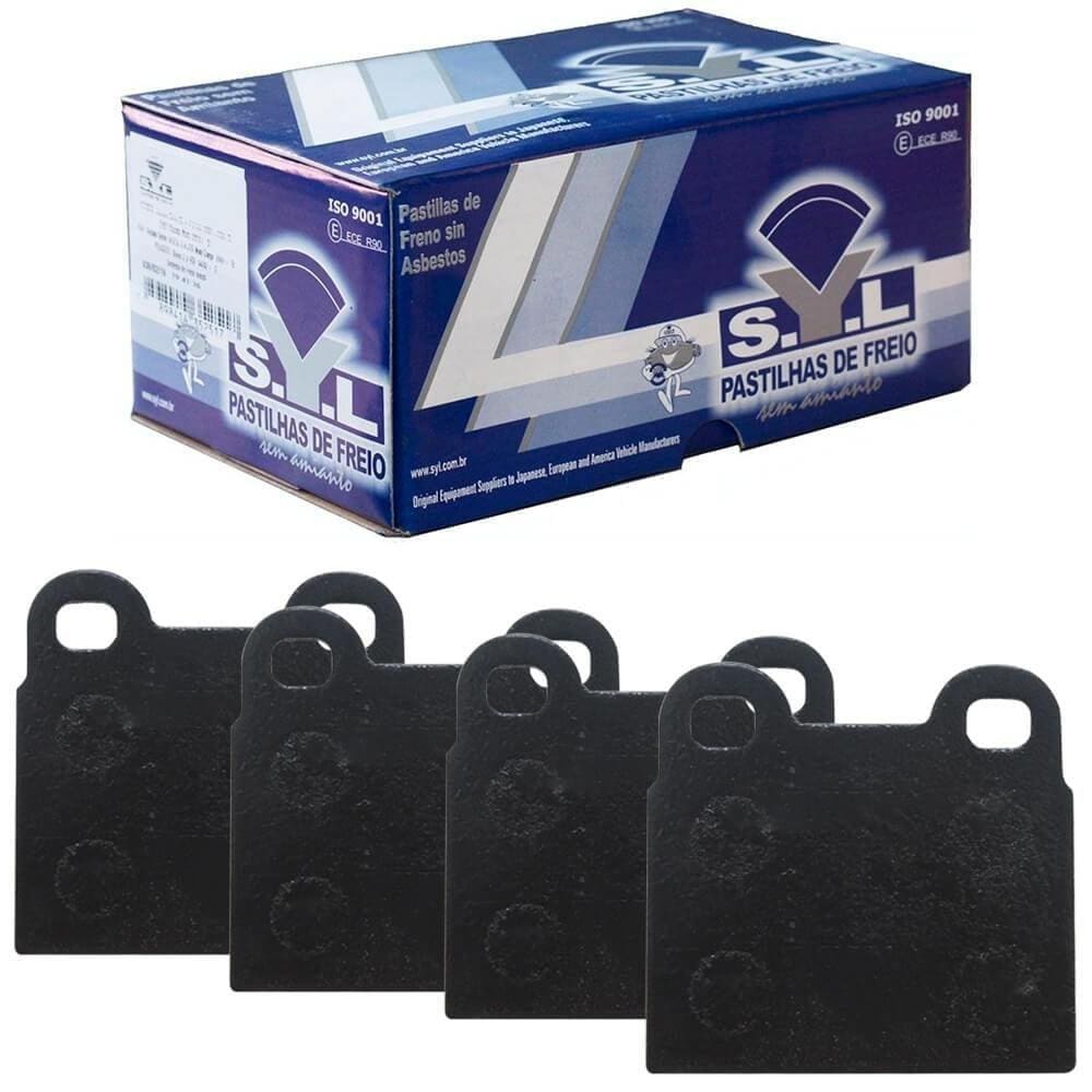 Kit Pastilha Freio Gol 1.0 1.3 1.6 81 A 93 Dianteira Syl