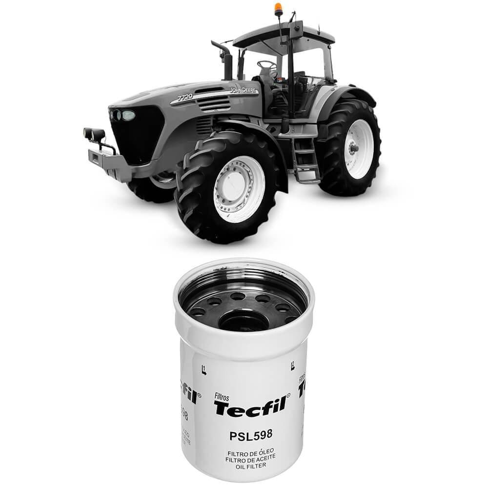 Filtro Óleo John Deere 7720 6068H PSL598 Tecfil