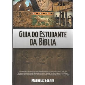 Livro Guia do Estudante da Bíblias Matheus  Soares