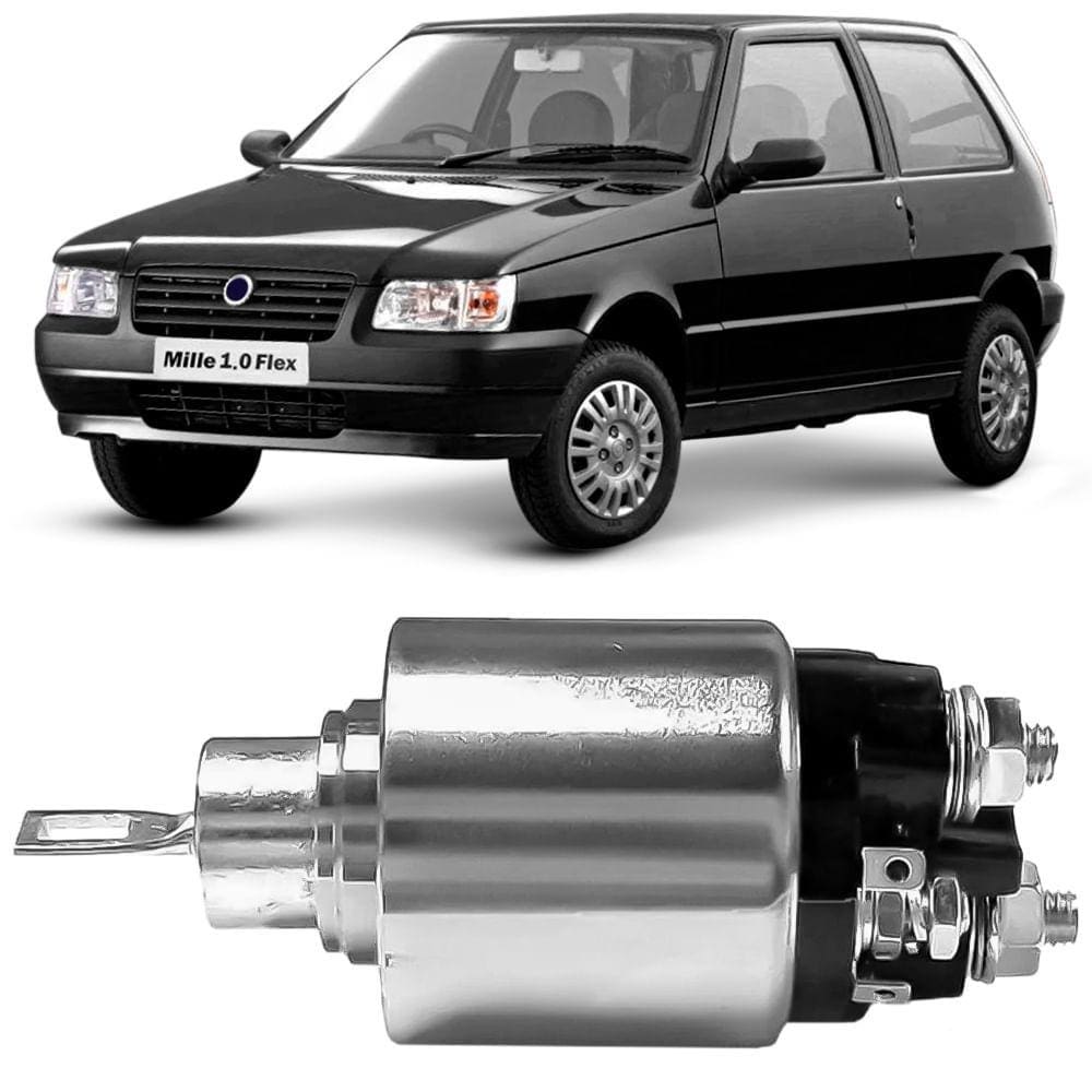 Relé Solenoide Partida 12v Uno Palio Fire 2000 A 2014 Zm 4-3