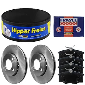 Kit Pastilha Disco Freio Citroen C3 1.6 2002 A 2014 Diant
