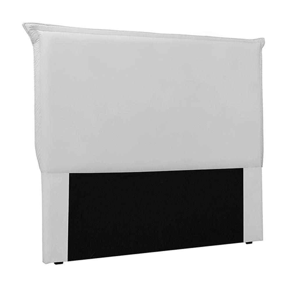 Cabeceira King Size 1,95m Trento Pu Branco - Gran Belo